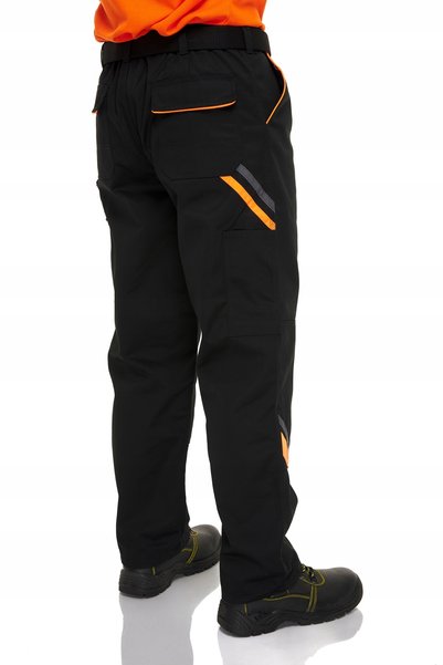 NO BRAND Pantaloni de lucru lungi Art.Mas Profesionali Negri R. 62