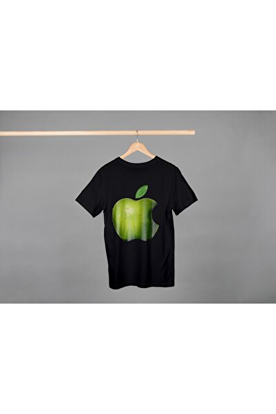Noname Tricou Unisex Bumbac Premium Casual " Apple logo in real life " Inscri...