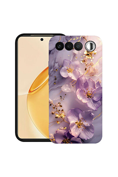 bestcase ®   Калъф Husa TPU Ултра тънък за Realme 16, Флорален - Естетична Ор...