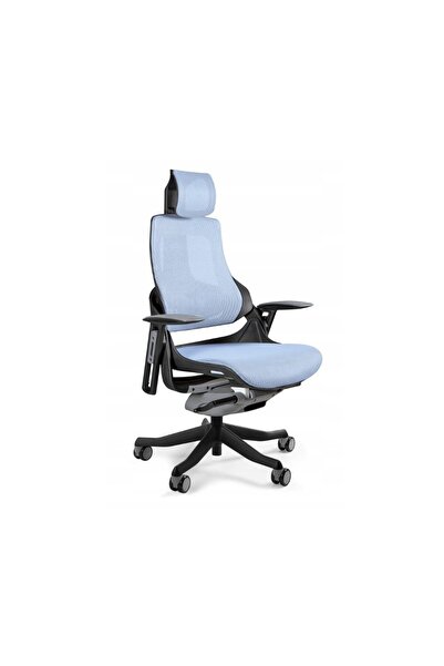 Unique WAU NW43 Scaun de birou ergonomic cu plasă Albastru/Negru