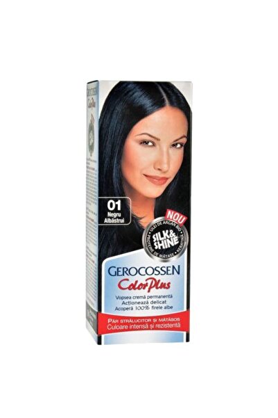 GEROCOSSEN Vopsea pentru Par, Color plus, 01 Negru Albastrui