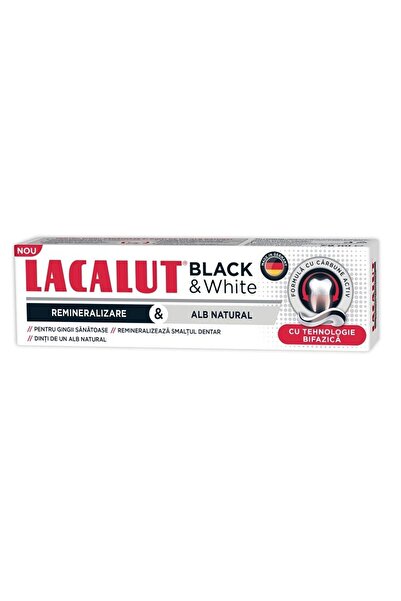 lacalut Паста за зъби, Лакалут, 75 мл Черен бял