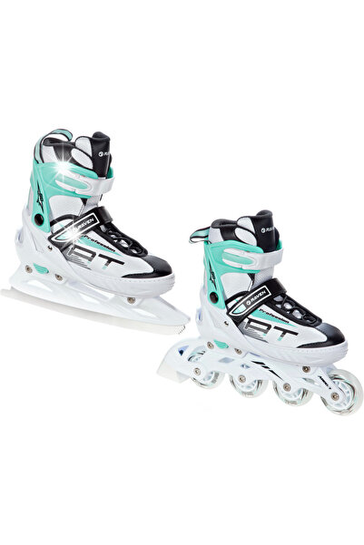NO BRAND Patine cu rotile Patine de patinaj artistic 2 în 1 Reglabile Raven P...