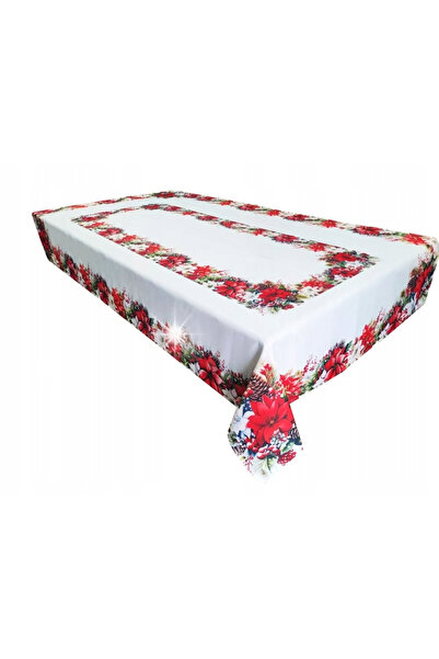 NO BRAND Față de masă 140X220 Crăciun 965 Steaua din Betleem