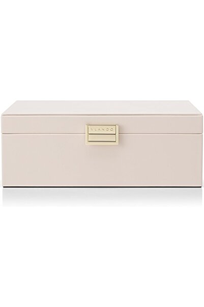 NO BRAND Cutie de depozitare bijuterii cu 2 niveluri, organizator pentru ceas...