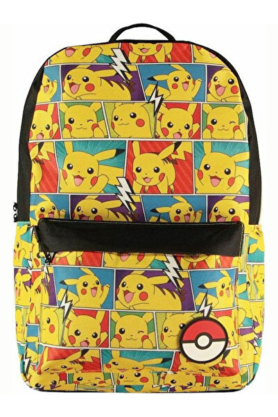 DIFUZED Σχολικό Σακίδιο Πλάτης Pokemon Pikachu για Δημοτικό, Κίτρινο, 16 Λίτρ...