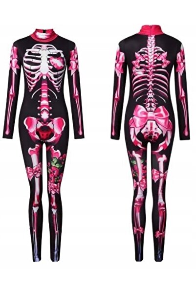 NO BRAND Costum de Transformare Schelet Cadavru de Osuri Coco Costum de Hallo...