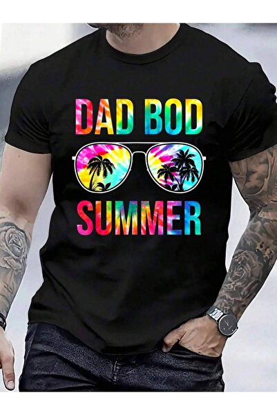 799 100% Cotton Mens Dad Bod Sunglasses Tie Dye Funny T-Shirt Men's Women's V...