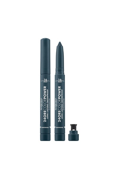 Deborah 24Ore Color Power قلم ظلال العيون طويل الأمد ومقاوم للماء باللون الأز...