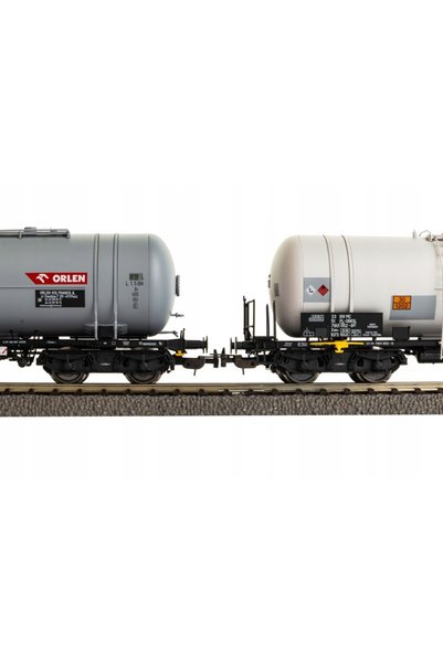NO BRAND Piko 58273 h0 set vagon cisternă cu 2 cisterne, tip 406ra Orlen Kolt...