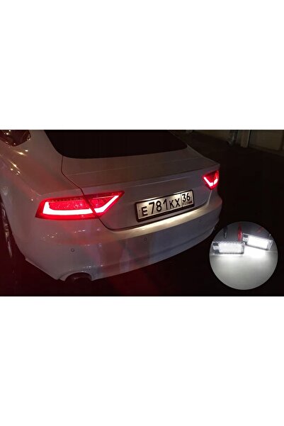 NO BRAND Lumini LED pentru plăcuța de înmatriculare pentru Audi A3 8P A4 B6/7...