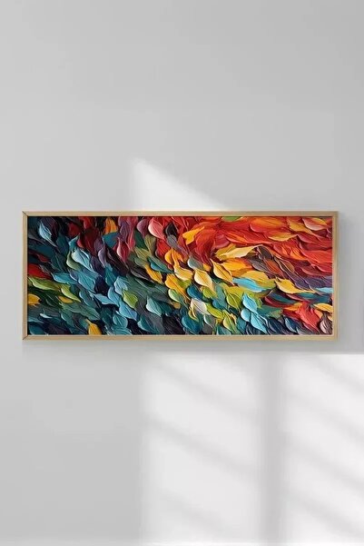 OEM Tablou decorativ din MDF și lemn masiv 50x120 cm, MDF 2.7mm, multicolor
