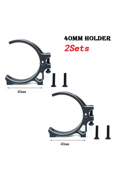 Choice8 2PCS 40 Black 40x40mm Aluminum Fan Holder for 4068 4082 4092 4074 427...
