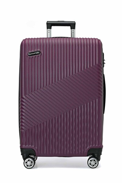 Travel Soft SANDERUM -B 6FX Mor Unisex Büyük Boy Valiz