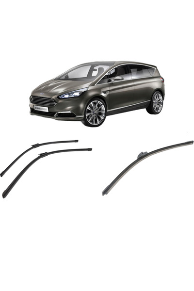 Bosch Σετ 3 υαλοκαθαριστήρων FORD S-MAX (CJ, WA6) 2015-2021, για παρμπρίζ και...