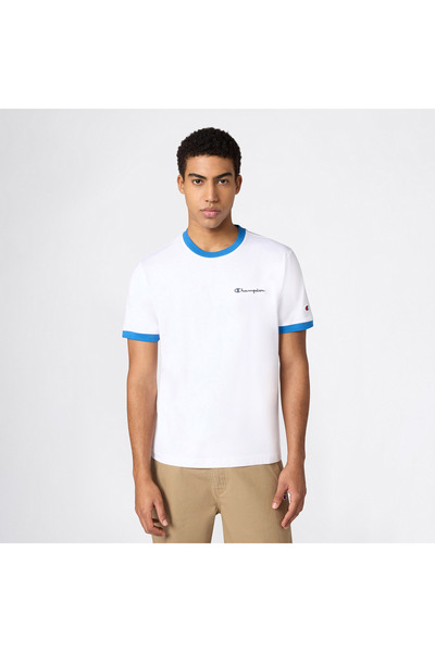 Champion Ss Regular Fit Men's White T-Shirt