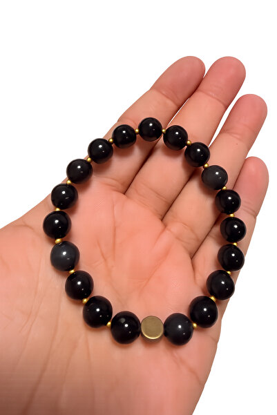 gemsartdeco Obseidian Power Stone Natural Stone Bracelet