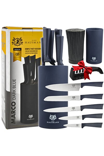 Karl Hausmann SET COMPLET DE CUȚITE DE BUCĂTĂRIE  "KNIVES IN BLOCK " 5 PIESE ...