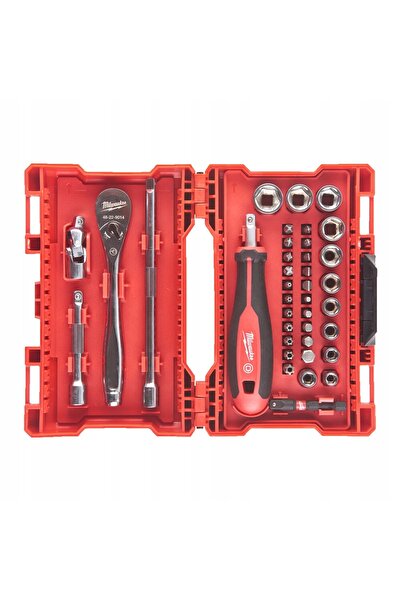 Milwaukee Elec Tool Set de scule 1/4, număr de piese 38 buc, clicheturi / che...