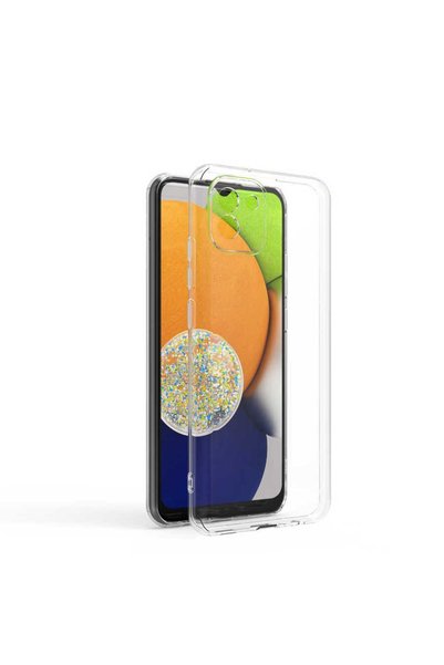 Ummeslem Case Compatible for Samsung Galaxy A03 Transparent Flexible Soft Col...
