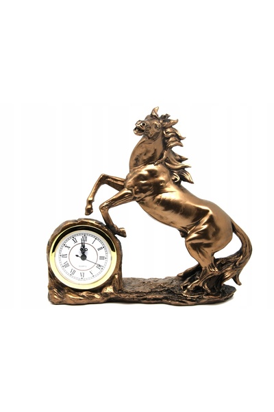 Queen Isabell Ceas decorativ, figurină decorativă, cadou pentru living, cal c...