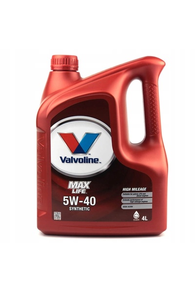 Valvoline MAXLIFE 5W40 4 LITRI