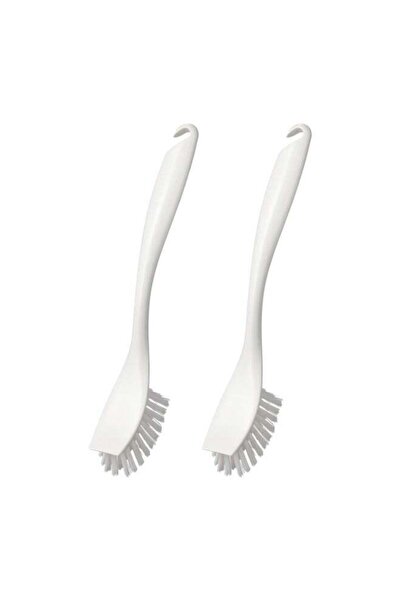 IKEA ANTAGEN Dish-Washing Brush with Scraper Edge, White - Set of 2