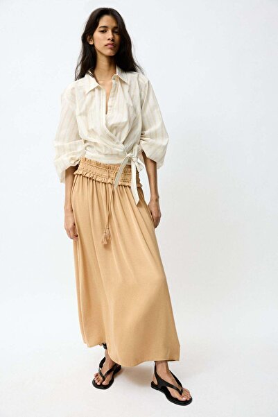 H&M Tasseled maxi skirt