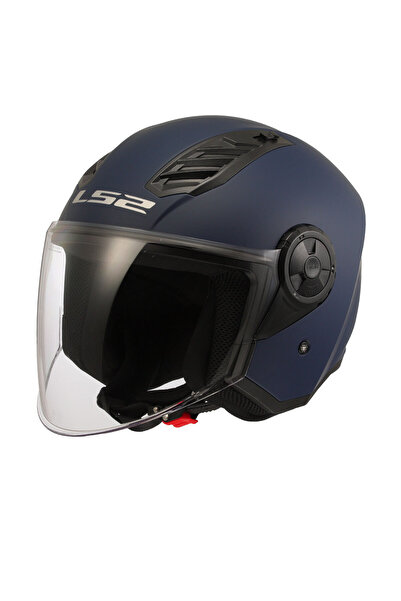 LS2 Aırflow 2 Mat Navy Mavi Açık Motosiklet Kaskı