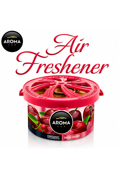 Aroma معطر هواء عضوي برائحة الكرز للسيارة، طويل الأمد، جل مضاد للانسكاب لتعزي...