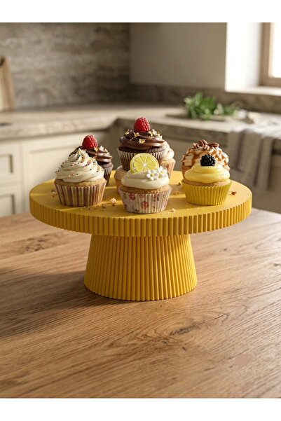 Mazaka Studio 24 Cm Cupcake Standı Kurabiye Standı Pasta Standı Çiçek Dekorat...