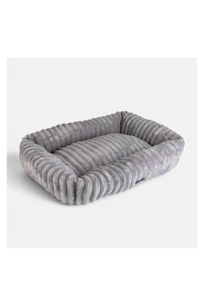 OEM Culcuș pentru Câini Gri din Catifea Reiata 75 × 58 × 19 cm, din piele art...