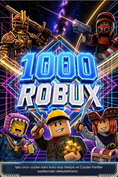 boxgame 10 $ Robux Cüzdan Kodu - 1000 Robux