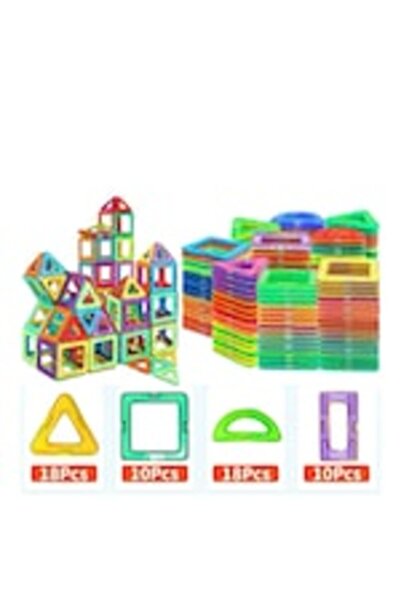OEM Set de construit blocuri magnetice, 56 bucati