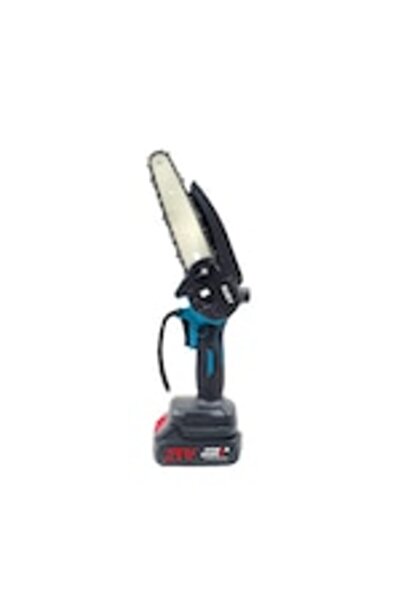 OEM Fierestrau electric, albastru, cu lant, 2baterii