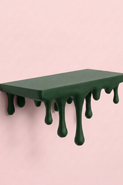 Feny Studio Decorative Dripping Venom Wall Shelf - Modern Melting Design Hidd...