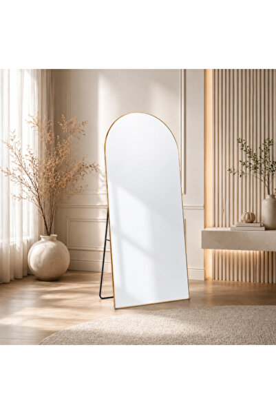 on home Gold Stand Mirror M36 – A touch of luxury reflecting your refined taste