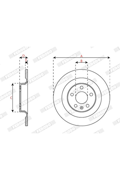 FERODO Set Discuri Frana Volvo S90 2/V60 2/V90 2 2016-2023