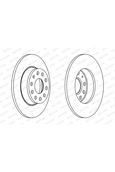 FERODO Set Discuri Frana Audi A3 Seat Leon 2003-2024