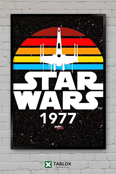 TABLOX Star Wars Science Fiction Space Movie 1970 Tablou decorativ din MDF cu...