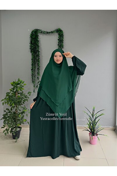 Yüsra Collection طقم مينيكزي إلبيفي ولونج سوفليه مكون من قطعتين