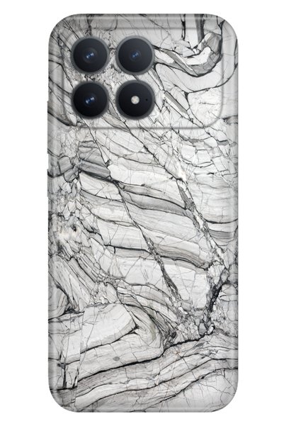 Cekuonline Poco F8 Pro 6.59" Case Colorful Silicone Printed Tpu Sena Marble