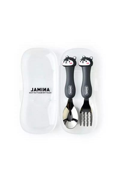 Animal Figured Fork Spoon Set Children's Spoon Fork Set