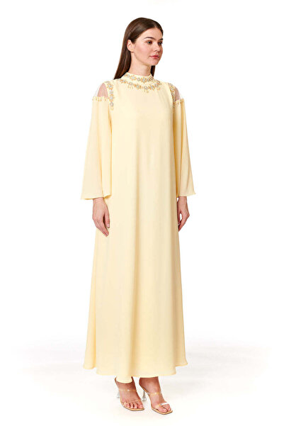 ELEGANZA LA MODE Yellow Jalabiya – ELM J 519