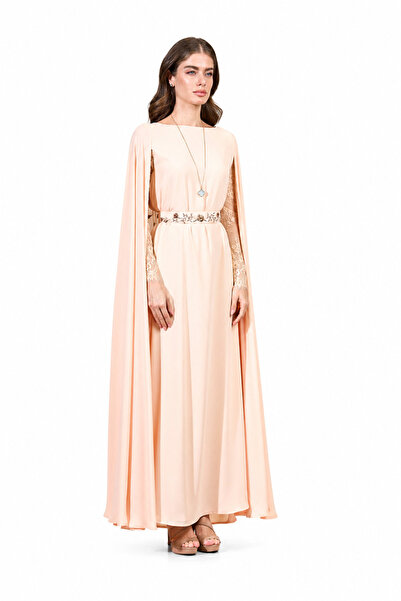 ELEGANZA LA MODE Peach Women's Dress – ELM D 426