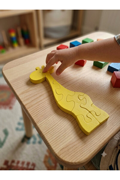 Verda Desing لعبة ألغاز تعليمية ملونة ثلاثية الأبعاد من مونتيسوري - مجموعة أل...
