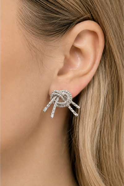MRK Women's Vintage Button Earrings