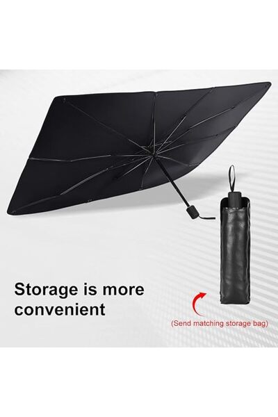 Generic Foldable Car Windshield Umbrellas, Sun Shade Umbrella for Front Windo...