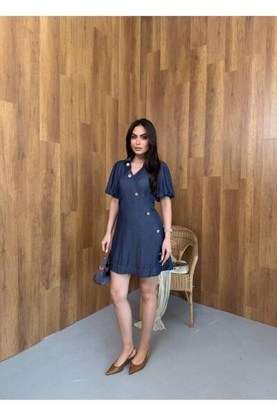 Rüyagibimoda Denim Elbise