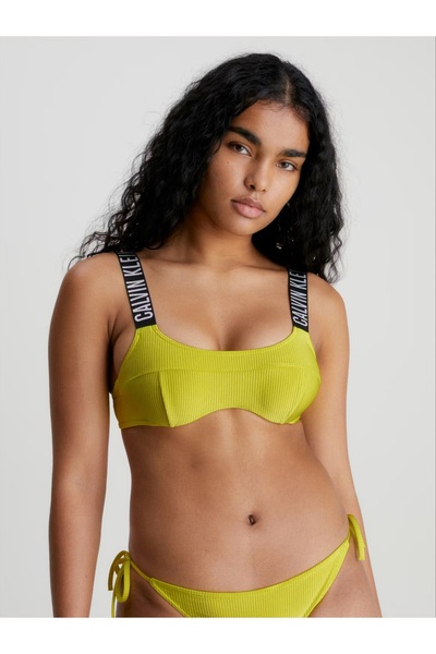 Calvin Klein Damen İç Giyim Yoğun Güç Kaburga Bikini Oberteil